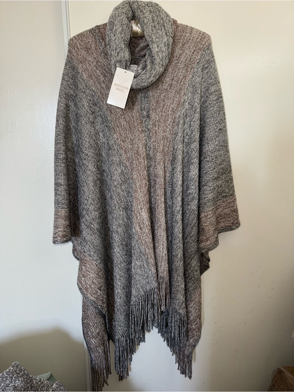 Angel Northern Angel Marled Gray Knit Sweater